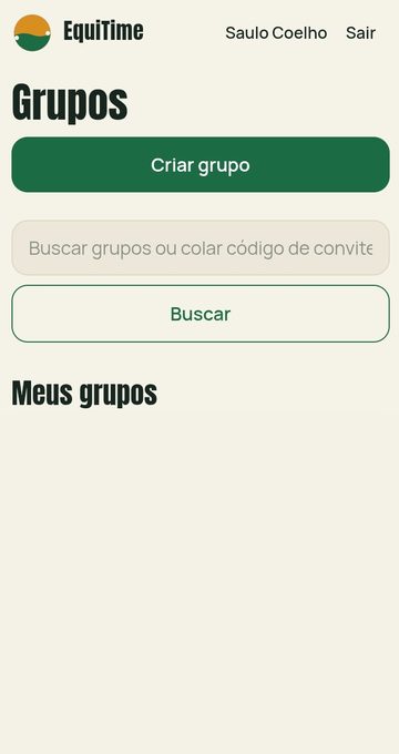 EquiTime: grupos de pelada